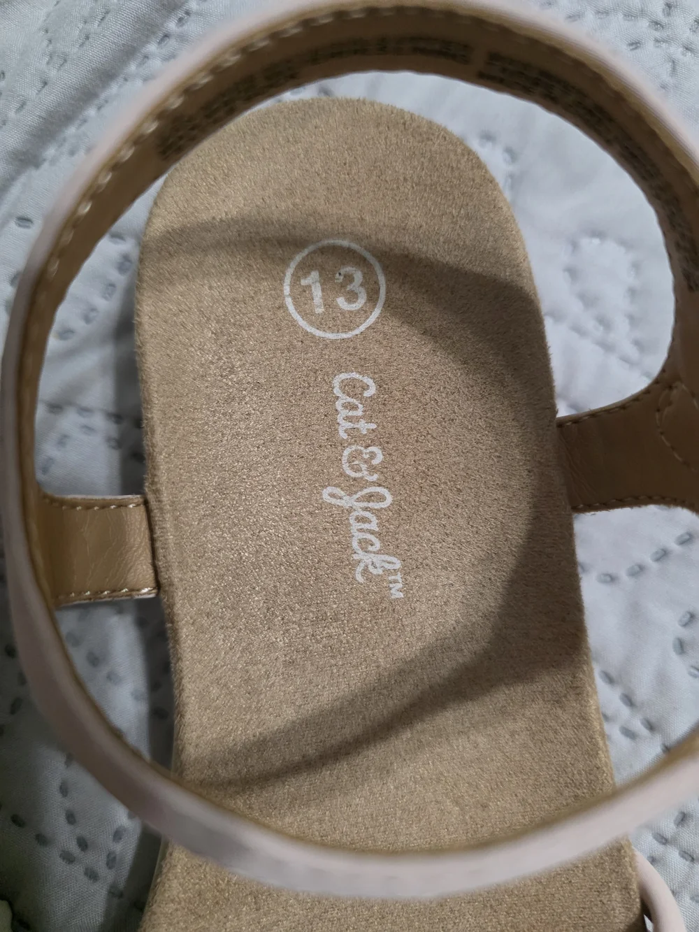 Cat & Jack Light Pink Knotted Strap Girls' Sandals